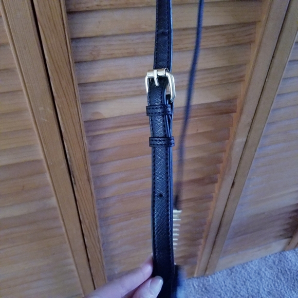 BCBG CROSS BODY BAG SIENNA SIGNATURE BLACK purses - Picture 11 of 15